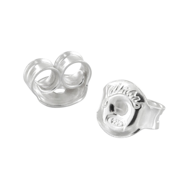 Damen-Ohrstecker oval Zirkonia lila Sterling Silber 925