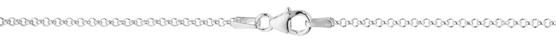 Damen-Halskette Anhänger Stern matt glanz 10mm mit Kette 45cm Sterling Silber 925