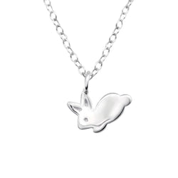 Kids Kinder-Halskette Hase glanz Sterling Silber 925