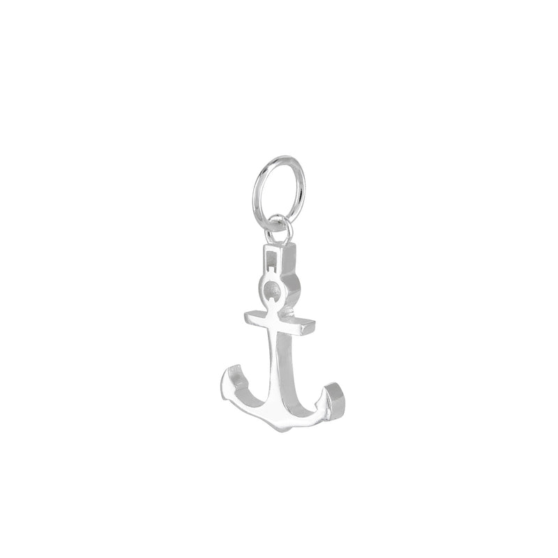 Damen-Halskette Anhänger Anker maritim Glanz 2 X 1,5 cm mit Kette 45cm Sterling Silber 925