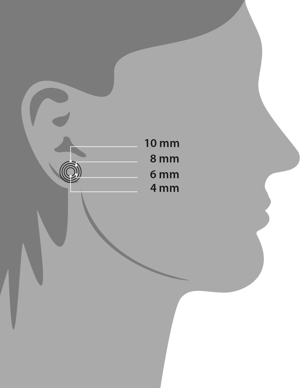 Kinder-Ohrstecker Eule oxidiert aus Sterling Silber 925